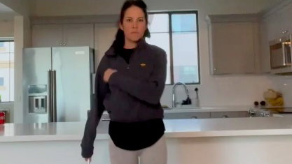 WATCH: Could you do keepy-uppys while getting changed?
